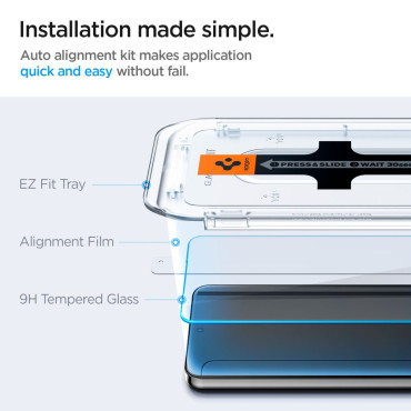 Vidrio templado para Samsung Galaxy S24 + Glas.tr EZ FIT - 2 PCS.