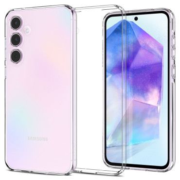Pool fall på Samsung Galaxy A55 5G flytande kristall - transparent