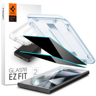 Μεγάλος γυαλί ιδιωτικοποίηση στο Samsung Galaxy S24 Ultra Glas.tr EZ Fit Προστασία Προσωπικών Δεδομένων - 2 τεμ.