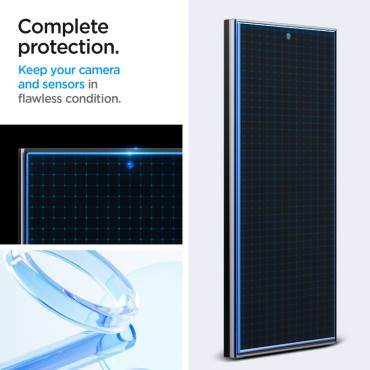 Μεγέθυνση γυαλί για το Samsung Galaxy S24 Ultra Glas.tr EZ Fit - 2 τεμ.