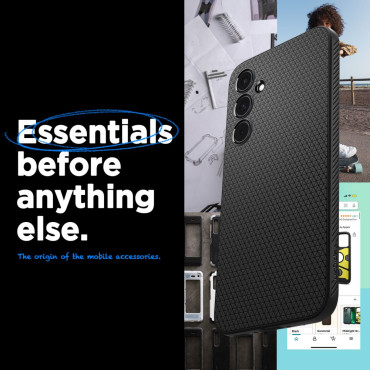 Samsung Galaxy A55 5G Liquid Air - Svart matta
