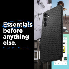 Samsung Galaxy A55 5G Liquid Air - Svart Mat
