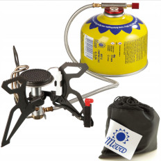 Tourist cooker with gas heater and hinge Spider Pro 3kw