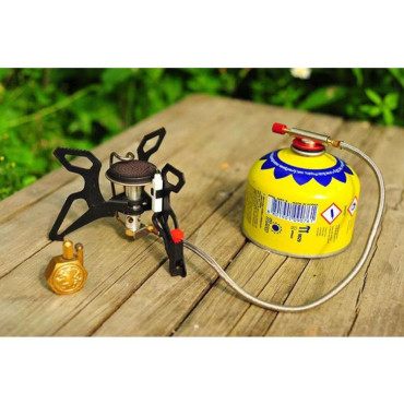 Turistični štedilnik s plinskim grelnikom in tečajem Spider Pro 3KW