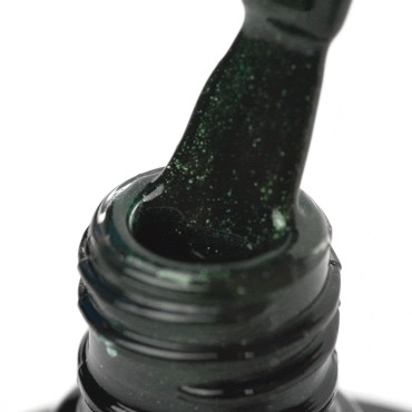 OCHO NAILS Vernis hybride vert 711 - 5 g — gros plan surface