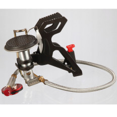 Touristenkocher mit Gasheizung und Scharnier Spinne Pro 3kw