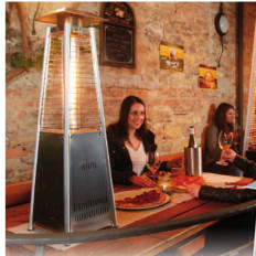 Lampe à gaz chauffante de table PIRAMIDA MINI à gaz.