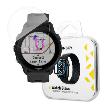 Vetro temperato Garmin Forerunner 965 Glotta intera - 2 PCS.