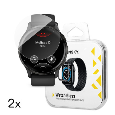 Tvrzené sklo Garmin Ven 3 45mm plné lepidlo - 2 ks.