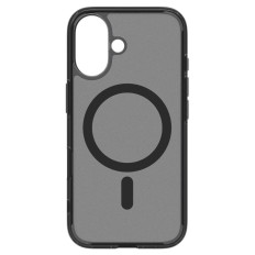 Case Case op iPhone 16e Ultra Hybrid T MagSafe - Zwart Semi-transparant