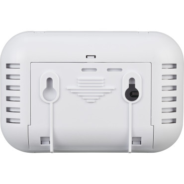 Kolmonoxid gungsensor med larmsignal och LED-dioder - vit