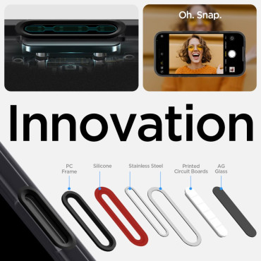 Juhtumi puhul iPhone'is 16e Ultra Hybrid T Magsafe - Black-poolaasta läbipaistev