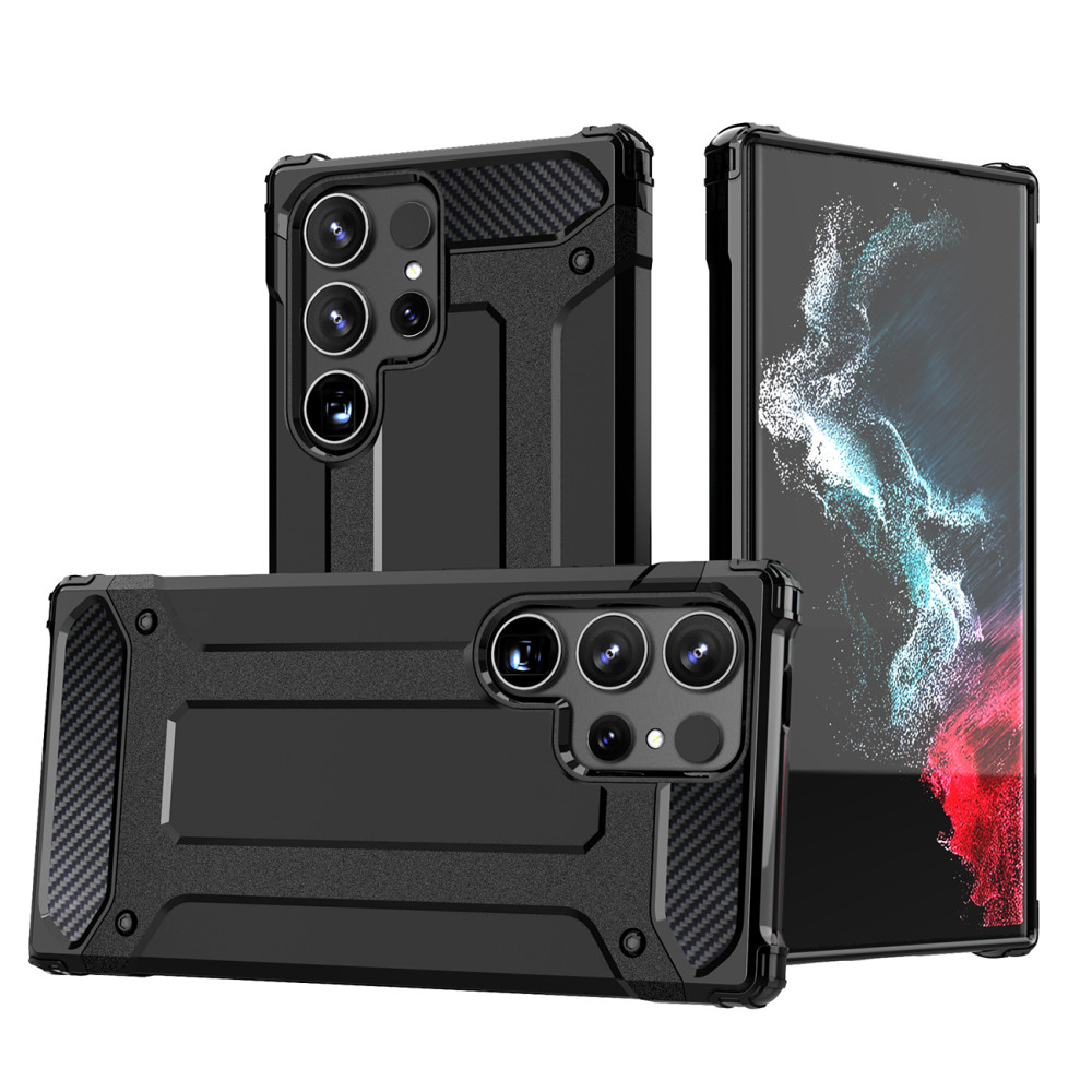 Armored Hybrid Case på Xiaomi RedMi Not 14 Pro + 5G Hybrid Armor - Svart