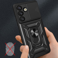 Armored Case med kameraväskan på OnePlus Nord 4 5G Hybrid Armour CamShield - Svart