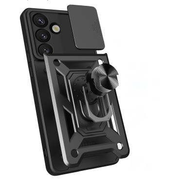 Armored Case med kameraväskan på OnePlus Nord 4 5G Hybrid Armour CamShield - Svart