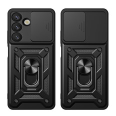 Armored case with camera cover for the OnePlus 13R 5G / Ace 5 5G / Ace Pro 5G Hybrid Armor Camshield - black
