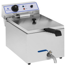 Profesionāls Fryer zivju kartupeļiem ar 3000W 17l trombānu Royal Catering Rcef 15e