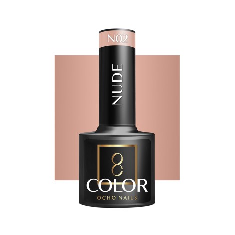 OCHO NAILS Hibridni lak za nohte Nude N02 - 5 g — sprednji pogled
