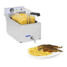 Profesionálny fritéza pre ryby hranolky s 3000W 17L tromban Royal Catering Rcef 15e