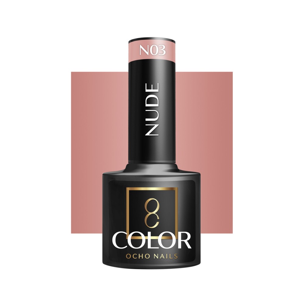 OCHO NAILS Hybrid Nagellack Nude N03 - 5 g — Vorderansicht