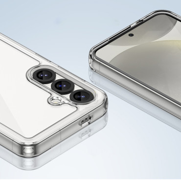 Caso con un marco de gel en Xiaomi Redmi Turbo 4 / Xiaomi Poco X7 Pro Space Space Case - Transparente