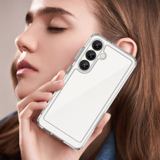 Caso con un marco de gel en Xiaomi Redmi Turbo 4 / Xiaomi Poco X7 Pro Space Space Case - Transparente