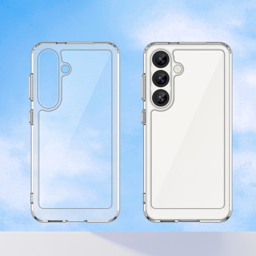 Caso con un marco de gel en Xiaomi Redmi Turbo 4 / Xiaomi Poco X7 Pro Space Space Case - Transparente