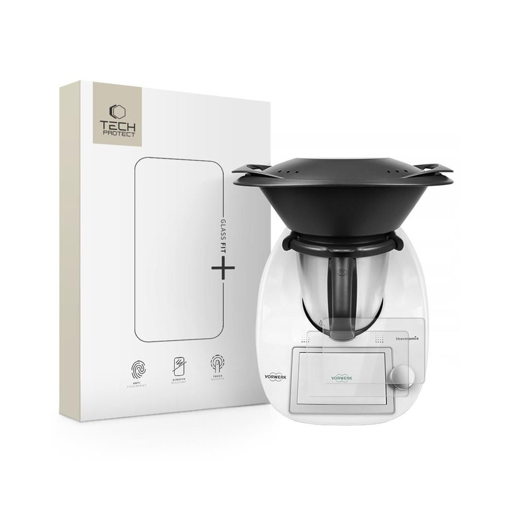 Kaljeno steklo za THERMOMIX TM6 zaslon Transparent - 2 kos.