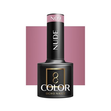 OCHO NAILS Υβριδικό Βερνίκι Νυχιών Nude N09 -5 g — προβολή από μπροστά