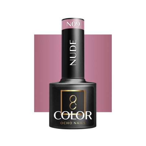 OCHO NAILS Hibridni lak za nohte nude N09 - 5 g — sprednji pogled