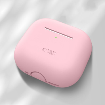 Silikonski zaščitni primeri na slušalke Apple AIRPODS 4 - PINK