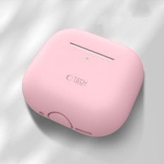 Silikonski zaščitni primeri na slušalke Apple AIRPODS 4 - PINK