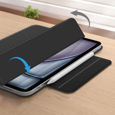 Caso de proteção no iPad Air 13 '' 2024/2025 Smartcase magnético - preto