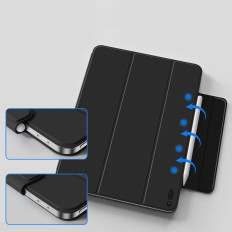 Caso de proteção no iPad Air 13 '' 2024/2025 Smartcase magnético - preto