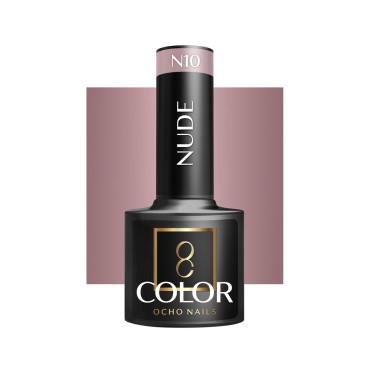 OCHO NAILS Υβριδικό Βερνίκι Νυχιών Nude N10 - 5 g — προβολή από μπροστά