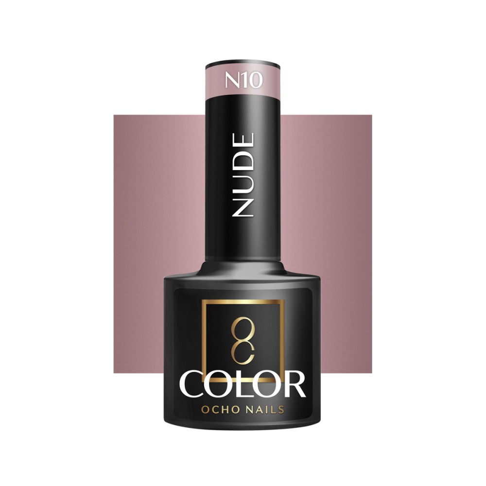 OCHO NAILS Hybrid nagellak nude N10 - 5 g — vooraanzicht