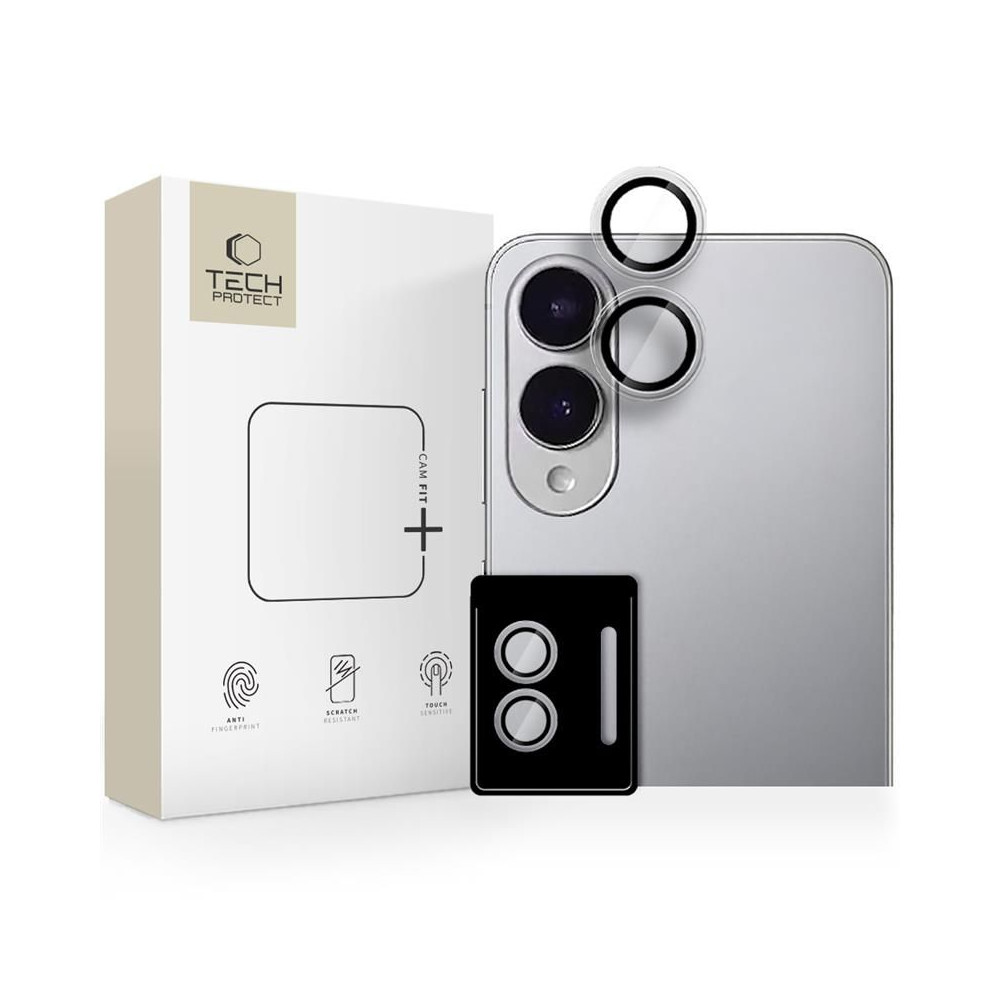 Camerafdekking voor Samsung Galaxy S25 Edge Camring Fit + - Transparant