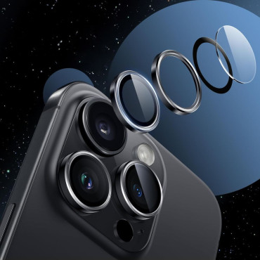 Kameraöverdrag för Samsung Galaxy S25 Edge Camring Fit + - Genomskinlig