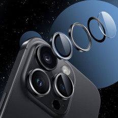 Kameraöverdrag för Samsung Galaxy S25 Edge Camring Fit + - Genomskinlig
