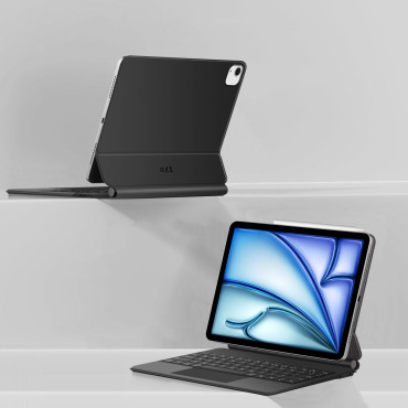 Veske med tastatur på iPad Air 10.9 '' 2020/2022 / iPad Air 11 '' 2024/2025 SmartCase Magnetic - Svart
