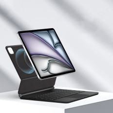 Caso com teclado no ipad pro 12.9 '2020/2021/2022 / iPad Air 13' '2024/2025 Smartcase magnético - preto