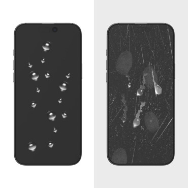 Härdat glas på Samsung Galaxy S25 Edge Glass Fit + - 2 st.