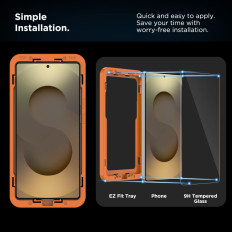 Herdet glass for Samsung Galaxy S25 Ultra Quick Set + - Transparent