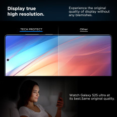 Temperované sklo pre Samsung Galaxy S25 Ultra Rýchle nastavenie + - transparentné