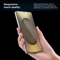 Temperované sklo pre Samsung Galaxy S25 Ultra Rýchle nastavenie + - transparentné