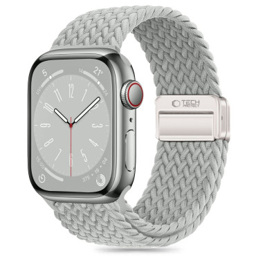 Bracelet tressé Apple Regarde 44/45 / 46/49 mm - Gris