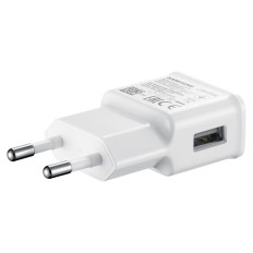 Samsung USB-A 15W Omrežni polnilnik z USB-A kabel - USB-C - bela