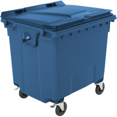 Containerafvalcontainer Gulfal Garbage PZH EN 840-2 DIN 1100L - Blauw