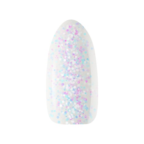 OCHO NAILS Hybrid Nagellack Glitter G01 - 5 g — Detailaufnahme Oberfläche