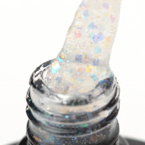 Esmalte Híbrido com Glitter OCHO NAILS G01 - 5 g — close-up da superfície